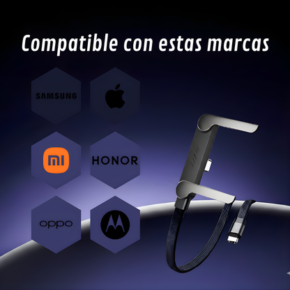 Cable Tipo C, con Soporte con Hasta 240W